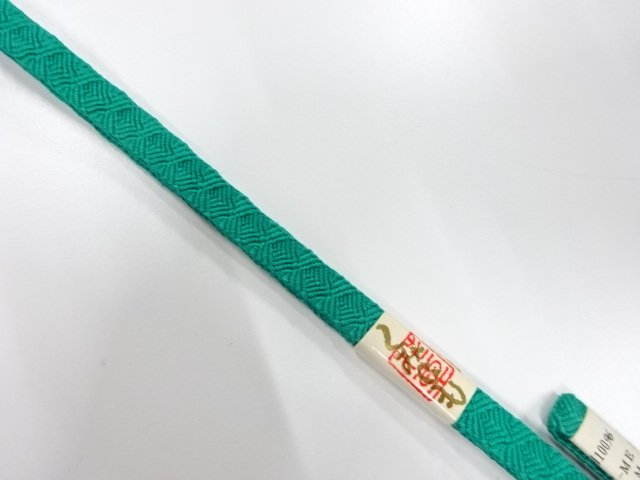  未使用品　正絹　帯留め用　手組三分紐